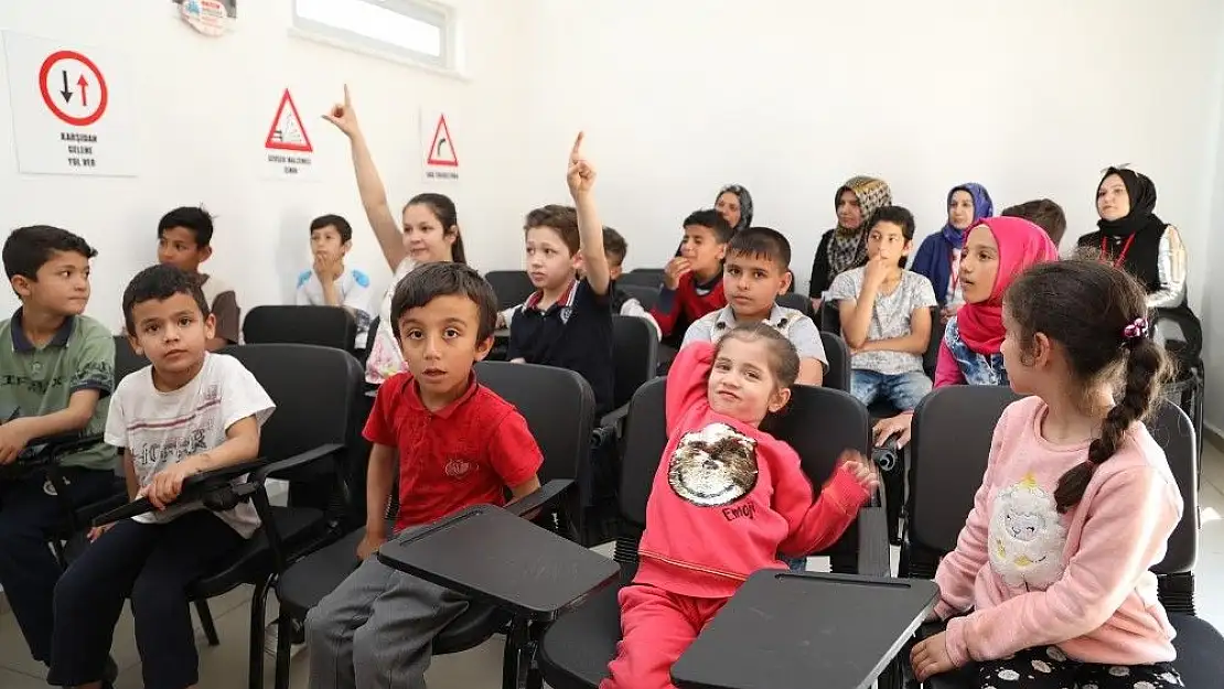 'Suriyeli öğrencilere trafik eğitimi verildi'