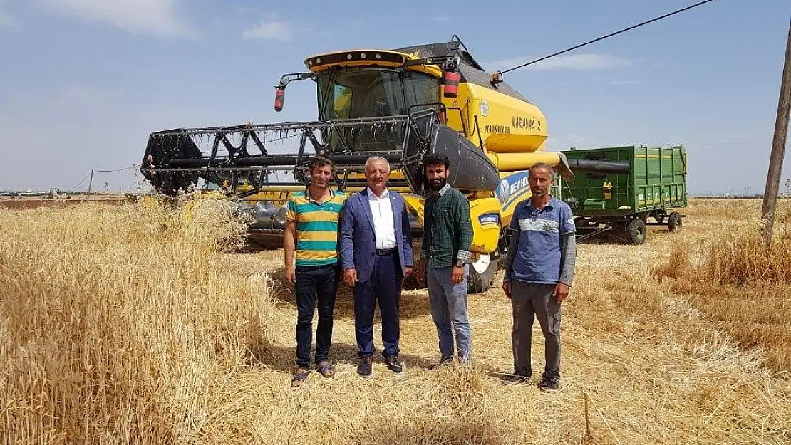 'Başkan Şahan´dan hasat değerlendirmesi'