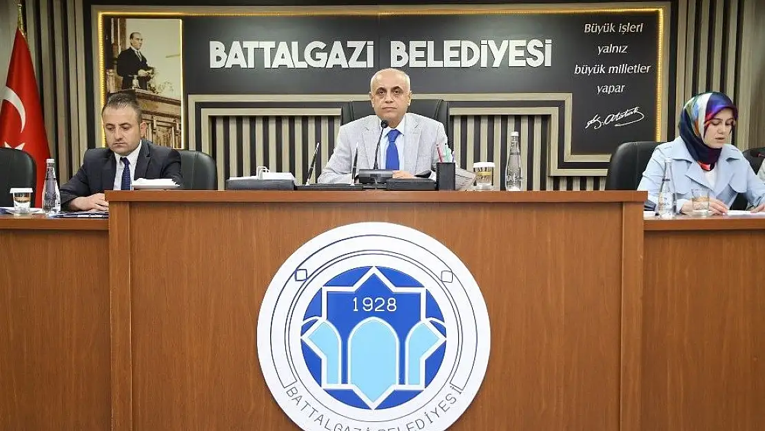 'Battalgazi Belediye Meclisi, haziran toplantısını yaptı'