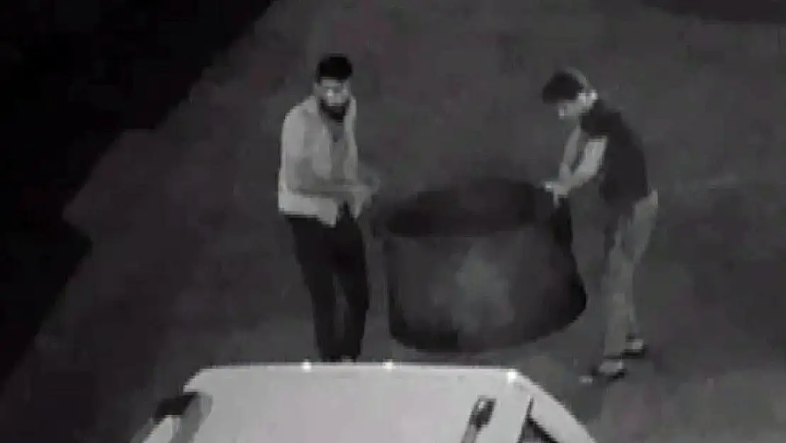 'Bakır kazanı böyle çaldılar'