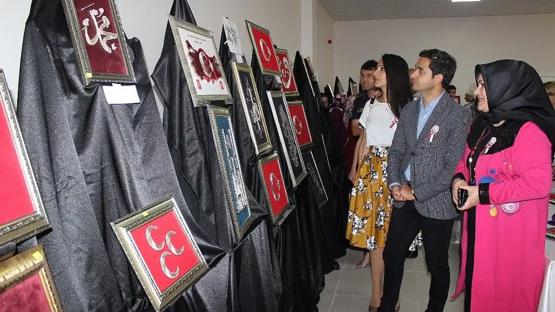 'Baskil´de 126 kurs açıldı, ortaya çıkan ürünler sergilendi'
