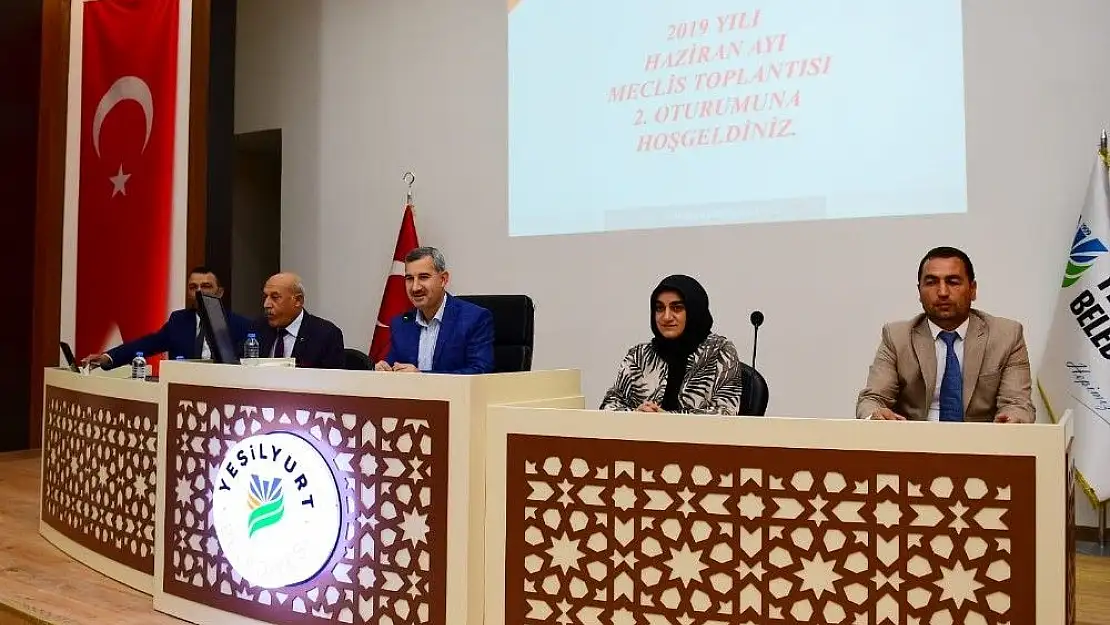 'Yeşilyurt Belediye Meclisi, haziran çalışmalarını tamamladı'