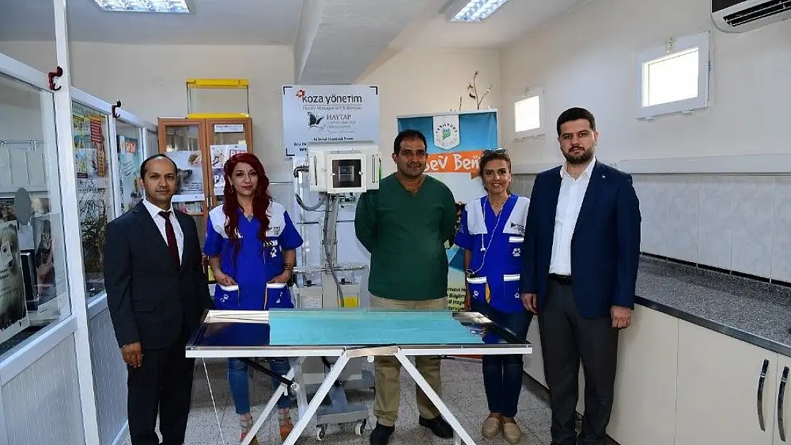 'Yaralı hayvanlar için röntgen cihazı'