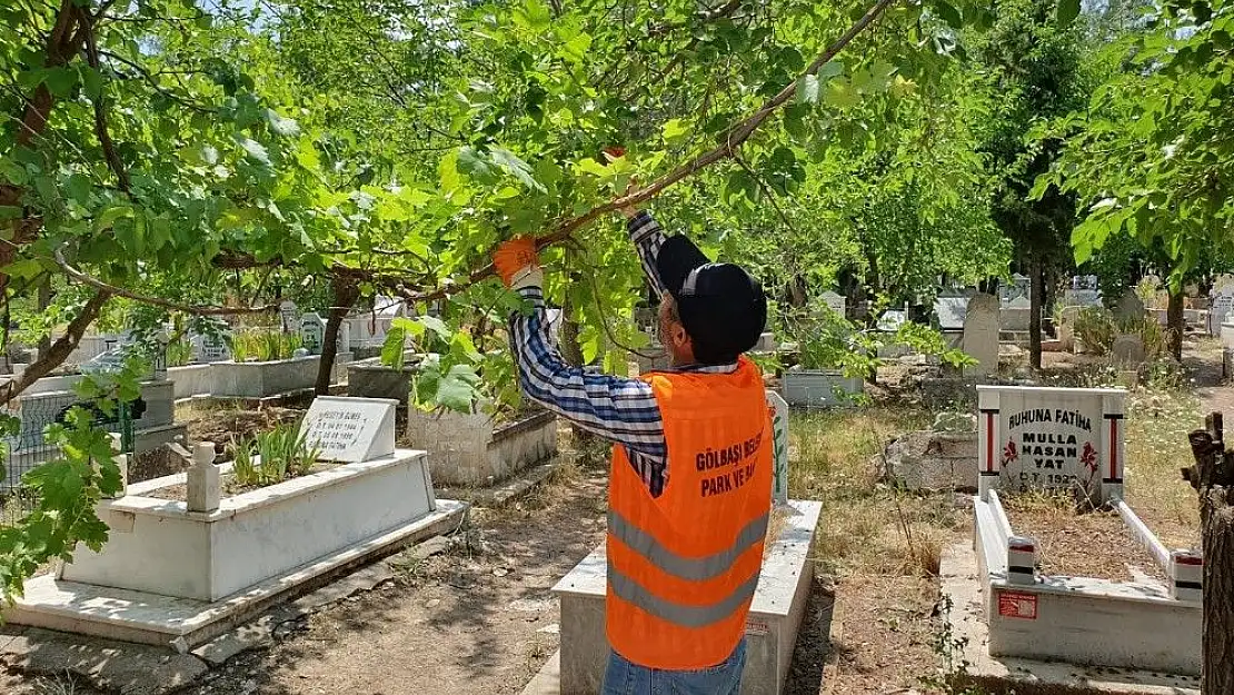 'Gölbaşı Belediyesi hummalı çalışmalarını sürdürüyor'