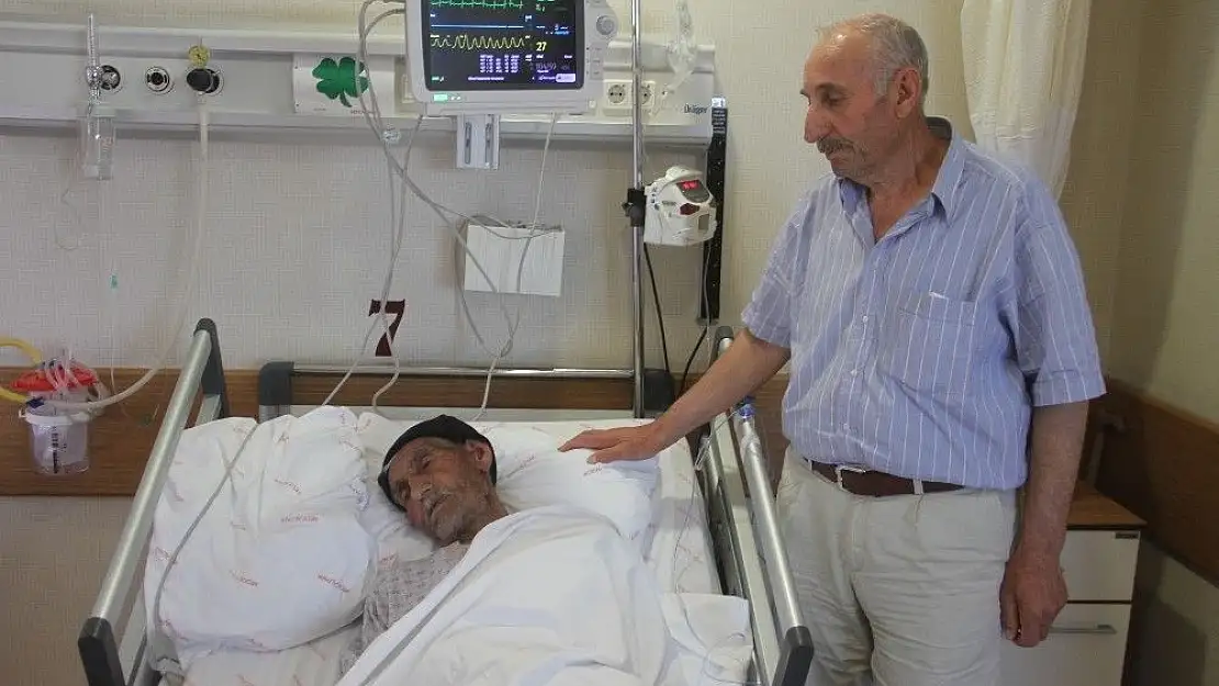 '105 yaşında anjiyo oldu, hayata yeniden tutundu'