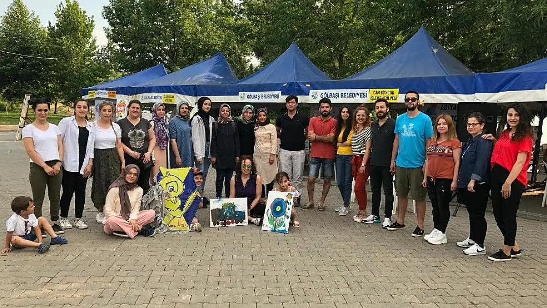 'Gölbaşı´nda çocuk yaz kampı düzenlendi'