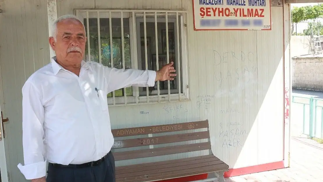 'Mahalle muhtarı mahallesinde yaşanılan sorunlardan şikayetçi'