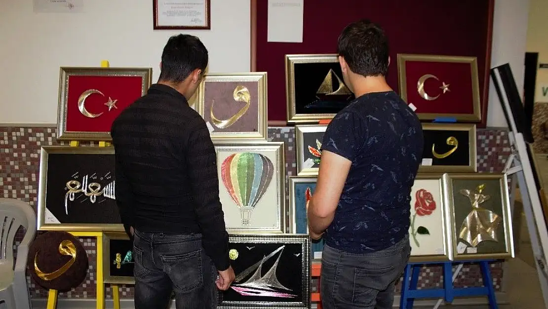 'Hükümlü çocuklar sanat öğrendi, sergi açtı'
