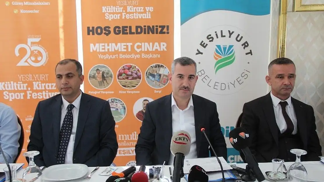'Yeşilyurt´ta 25. Kültür, Kiraz ve Spor Festivali yapılacak'