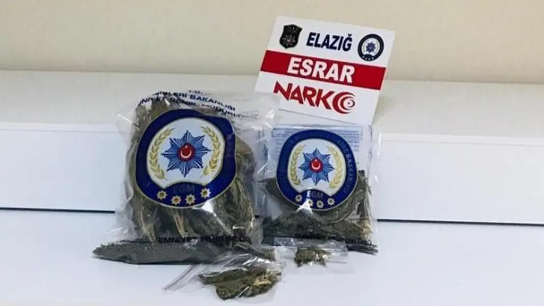 'Elazığ´daki uyuşturucu operasyonu: 3 tutuklama'