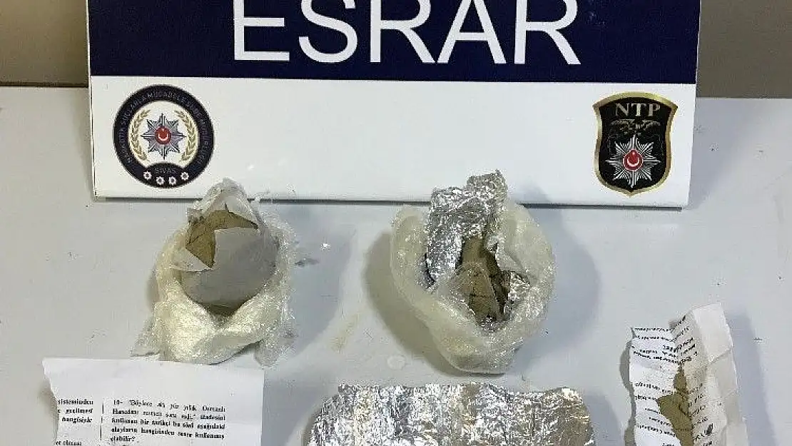 'Sivas´ta uyuşturucu ile mücadelede'