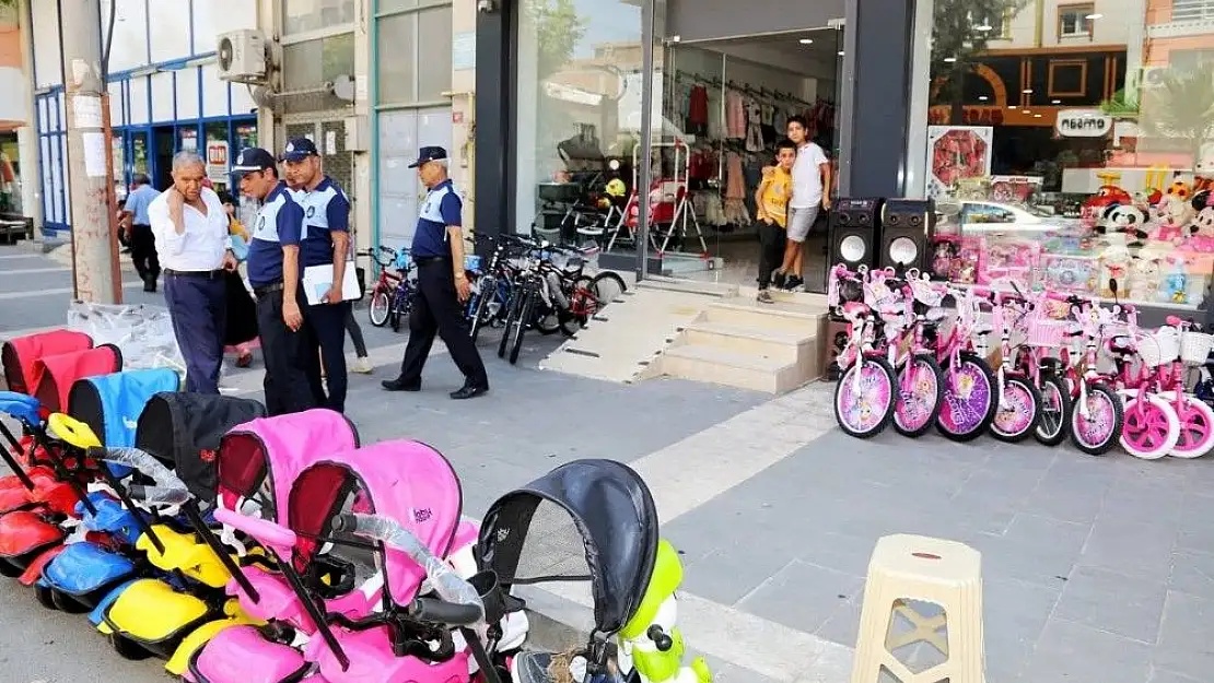 'Adıyaman´ın kaldırım işgallerine geçit verilmeyecek'
