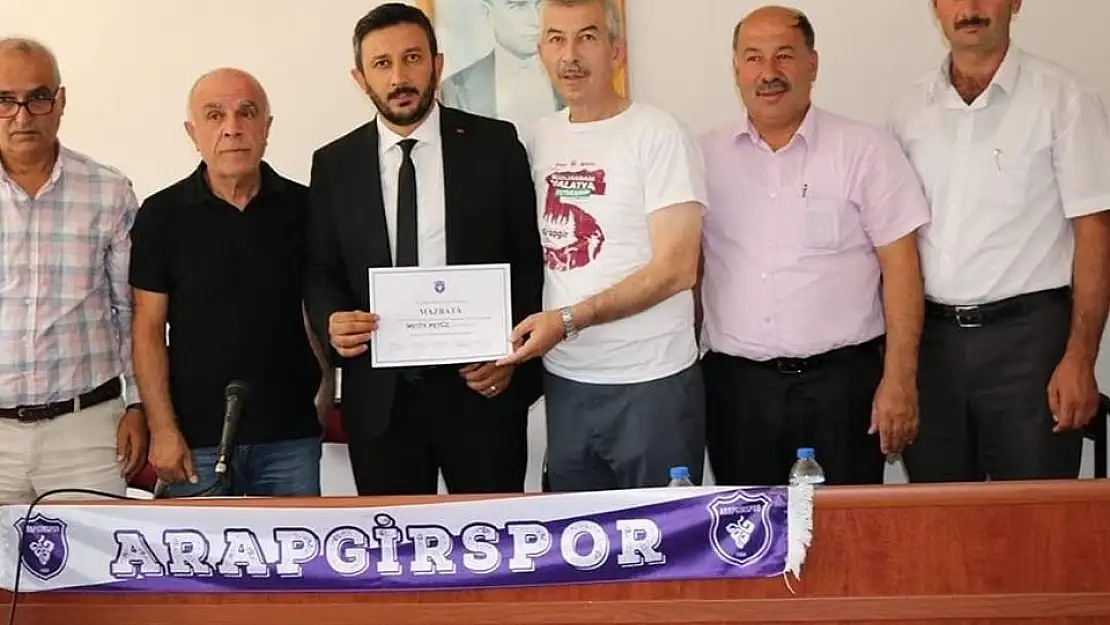 'Aragirspor´un yeni başkanı Metin Akyüz oldu'