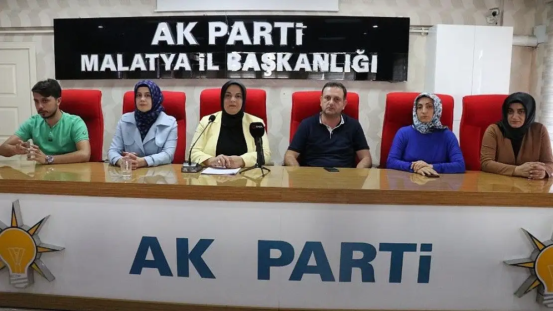 'AK Parti Malatya Kadın Kollarından Srebrenitsa tepkisi'