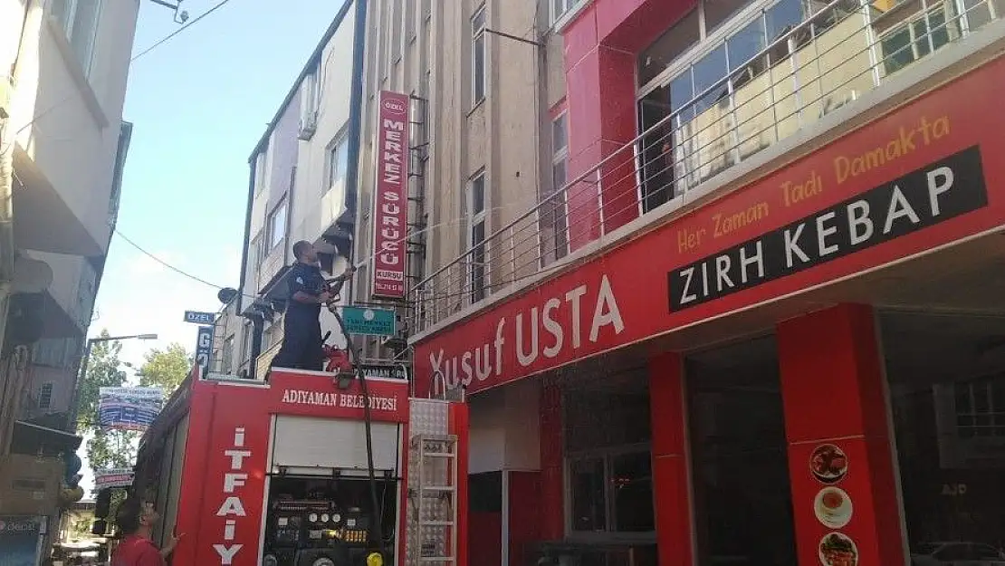 'Baca yangını korkuttu'