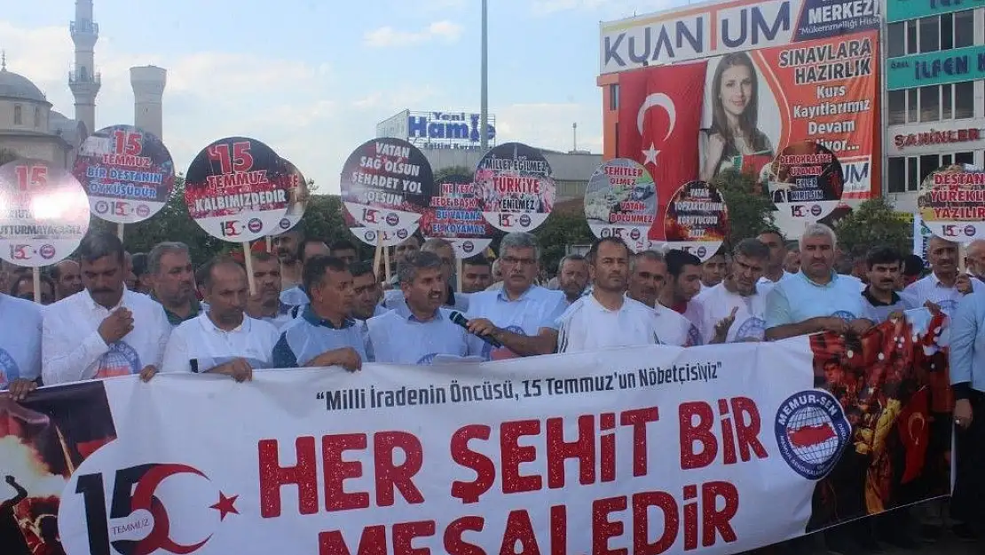 'Memur-Sen 15 Temmuz Şehitlerini unutmadı'