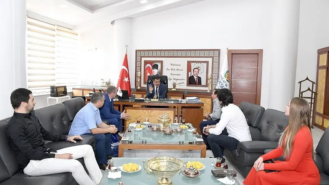 'Başkan Gürkan, Belarus heyetini kabul etti'