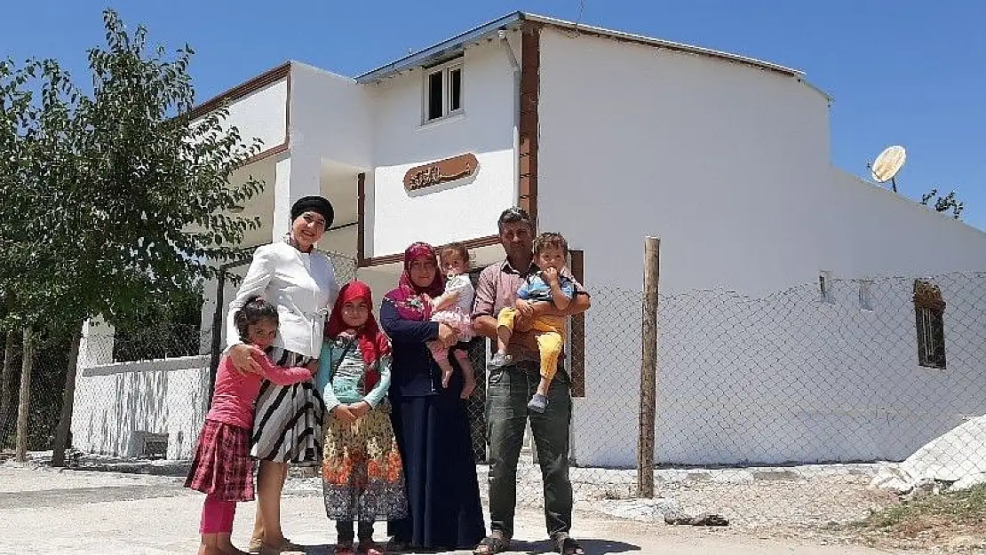 'İHA´nın sesini duyurduğu aile ev sahibi oldu'