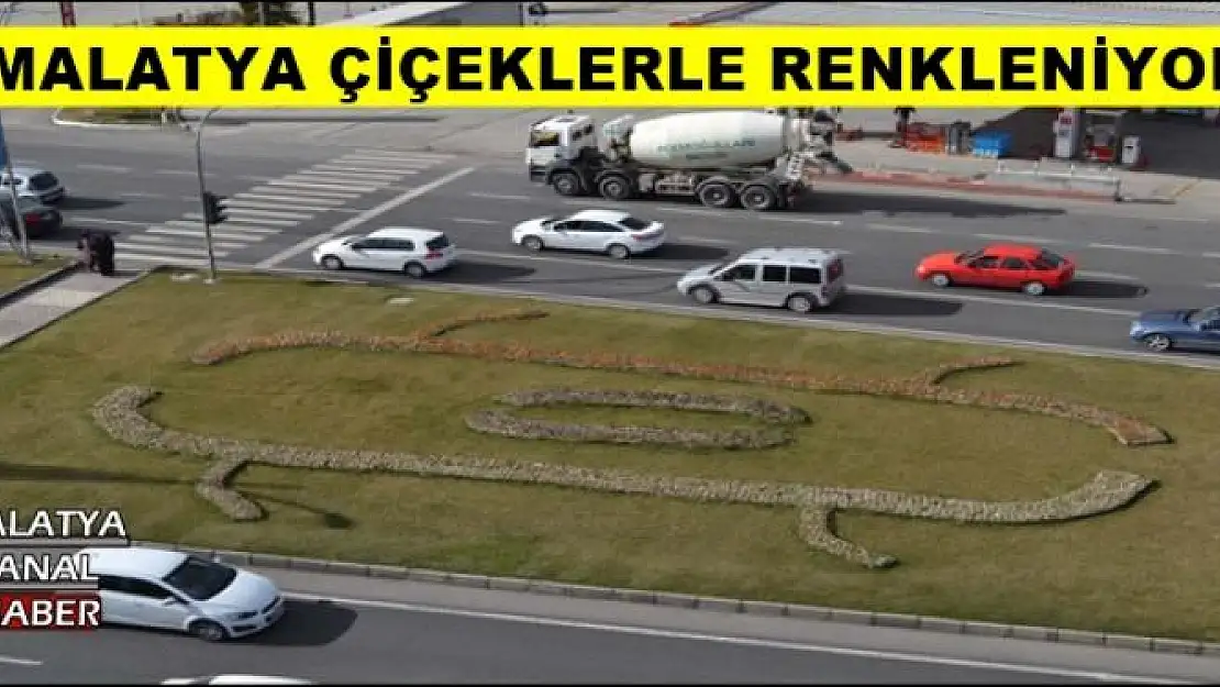 MALATYA ÇİÇEKLERLE  RENKLENİYOR
