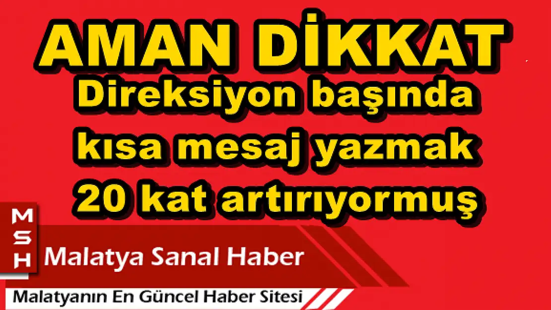 AMAN DİKKAT!