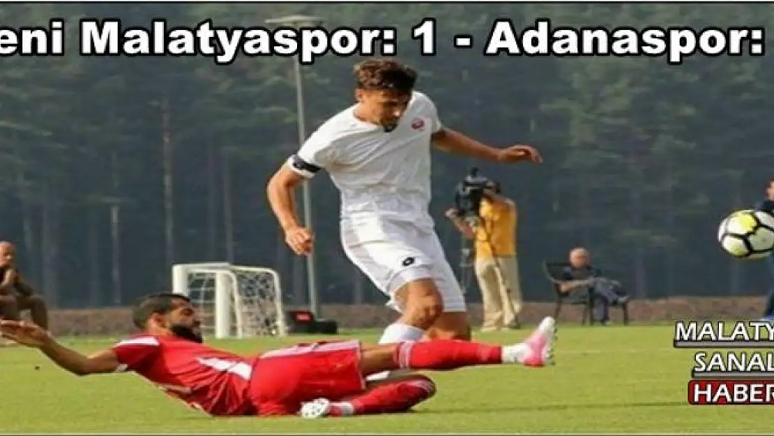 Evkur Yeni Malatyaspor: 1 - Adanaspor: 1 