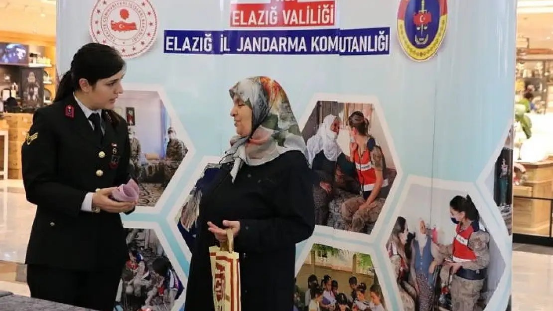 '25 Kasım Kadına Yönelik Şiddetle Mücadele Gününde jandarma vatandaşları bilgilendirdi'