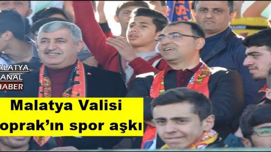 Malatya Valisi Toprak´ın spor aşk