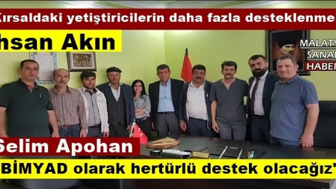 ´´BİMYAD olarak hertürlü destek olacağız''