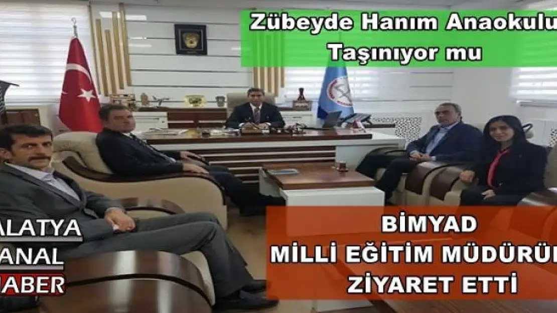 BİMYAD MİLLİ EĞİTİM MÜDÜRÜNÜ ZİYARET ETTİ