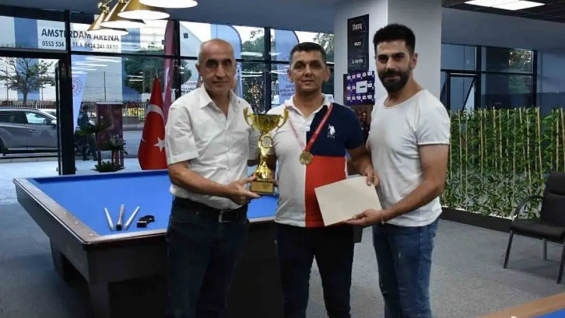 '3 Bant Bilardo Bölge Şampiyonası Elazığ´da düzenlendi'