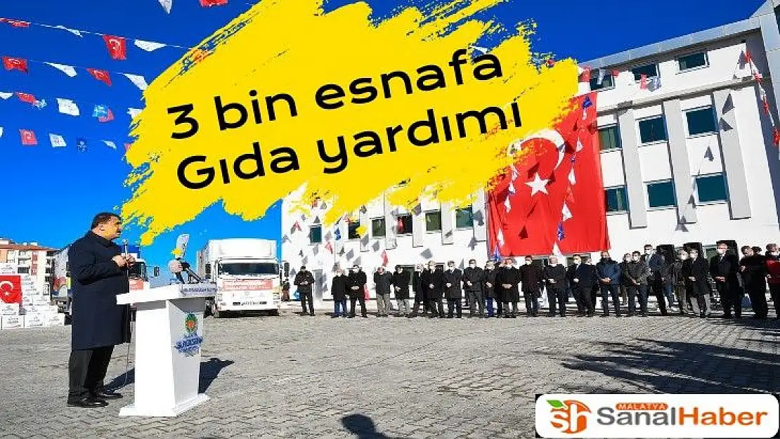 3 bin esnafa gıda yardımı