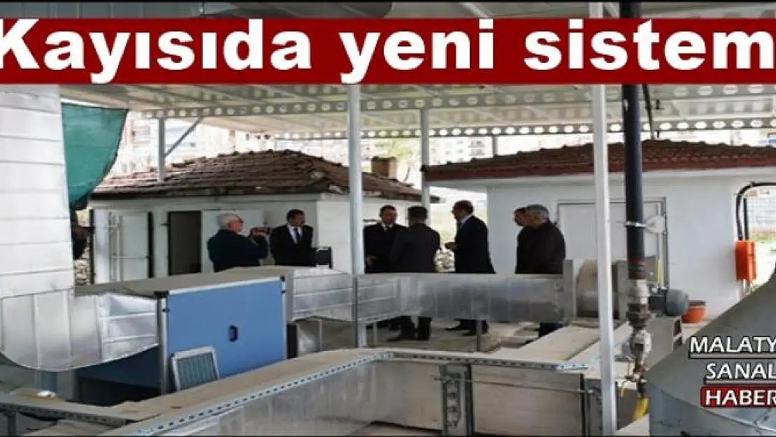 Kayısıda yeni sistem
