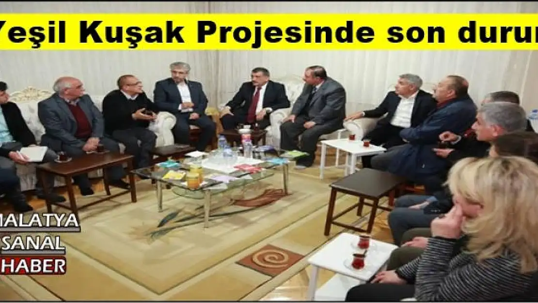 Yeşil Kuşak Projesinde son durum