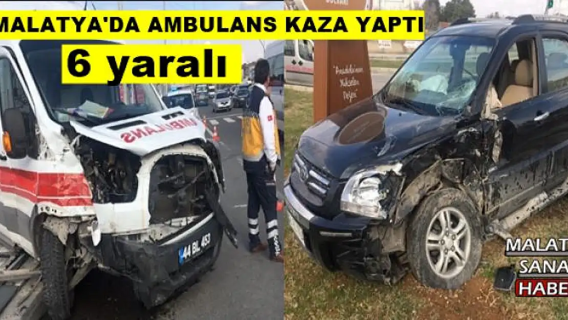 MALATYA'DA AMBULANS KAZA YAPTI