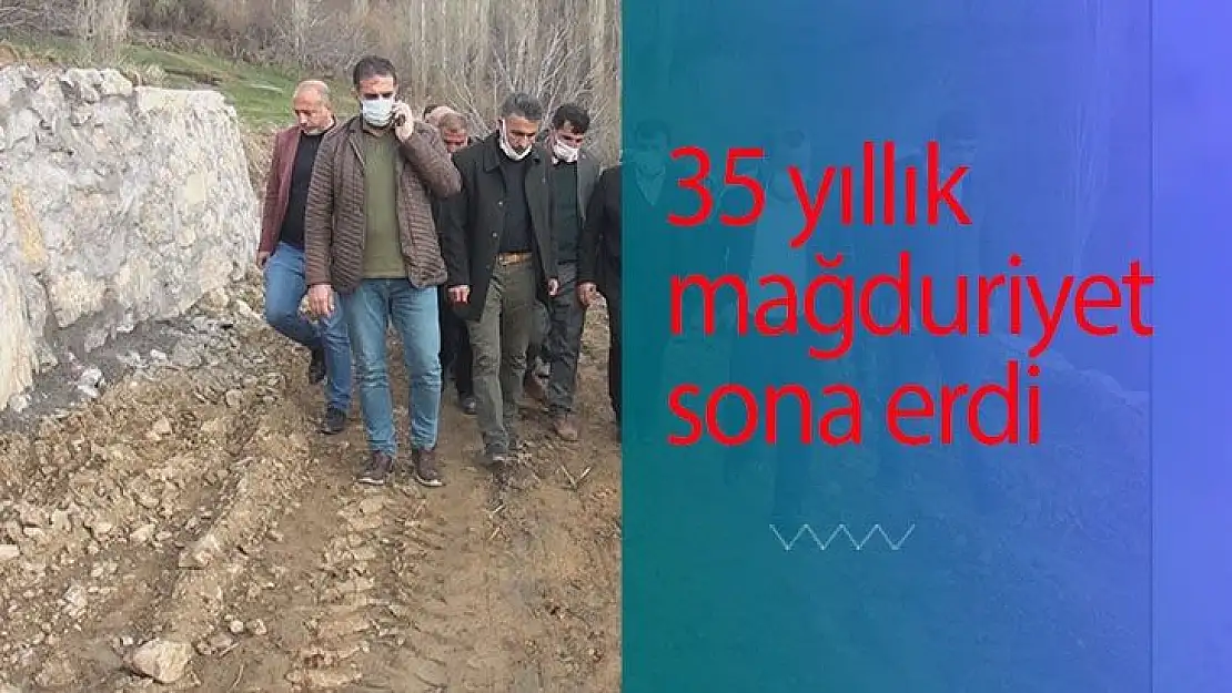 35 yıllık mağduriyet sona erdi