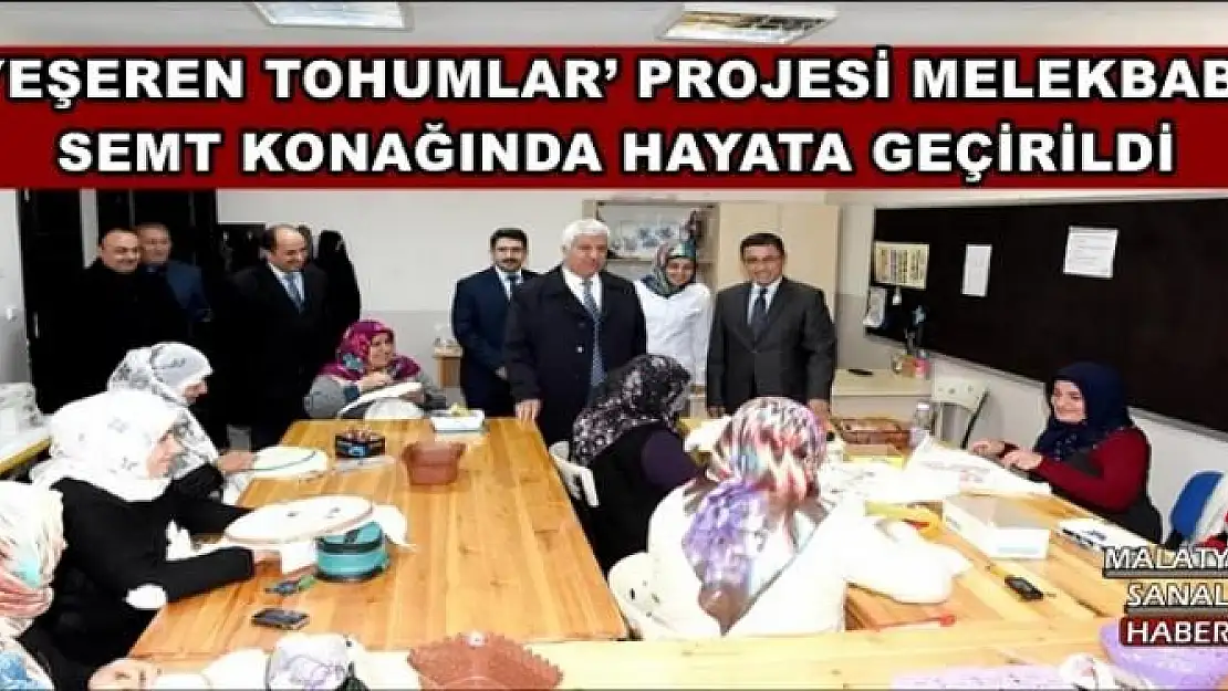`YEŞEREN TOHUMLAR´ PROJESİ MELEKBABA  SEMT KONAĞINDA HAYATA GEÇİRİLDİ