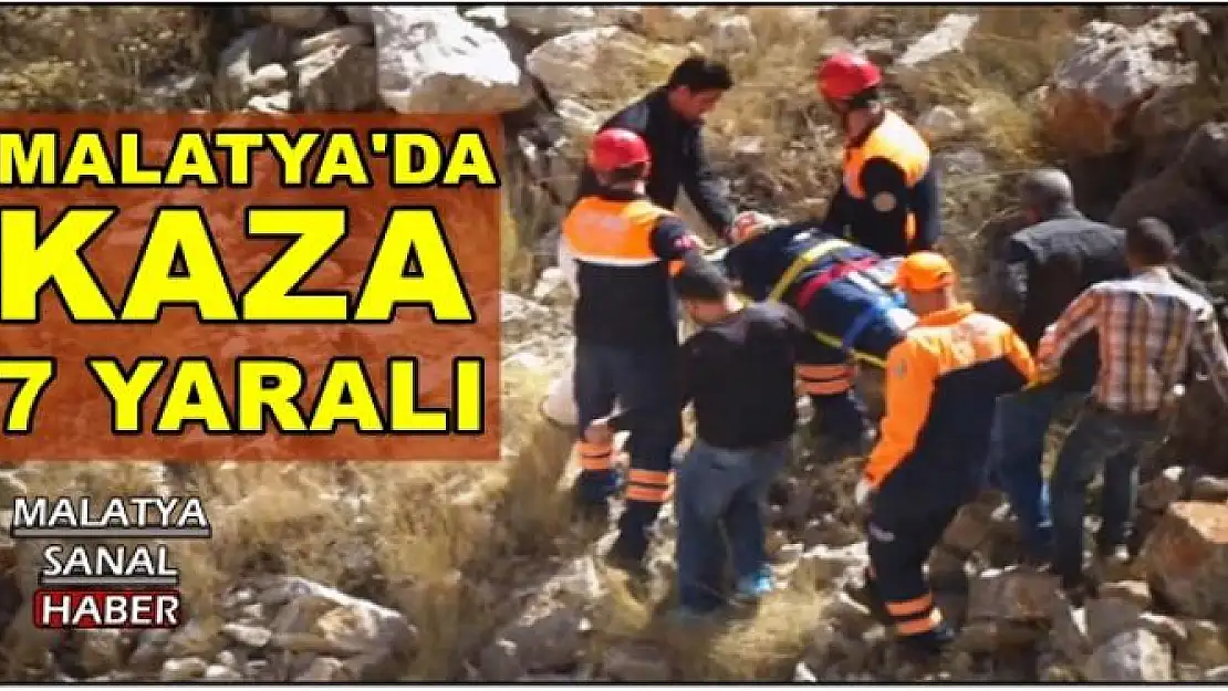 Malatya'da Kaza 7 yaralı