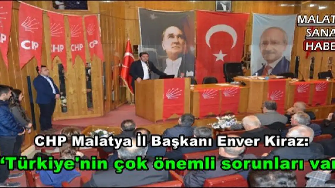 'Türkiye'nin çok önemli sorunları var'''''