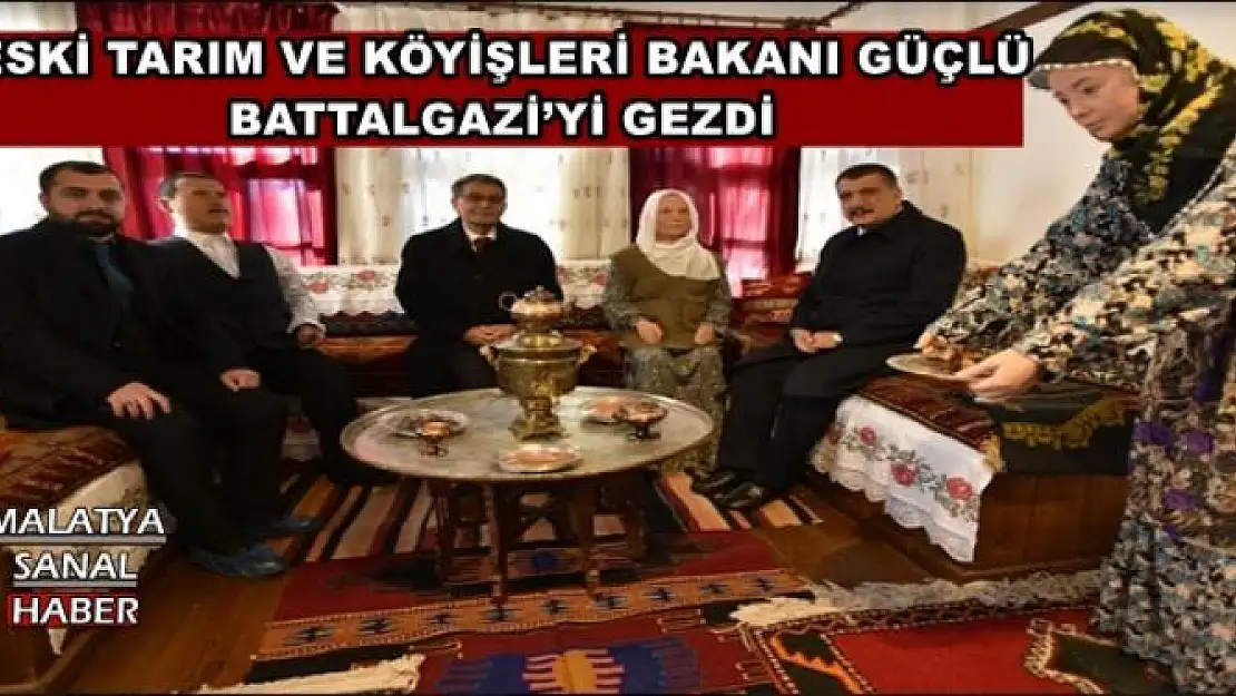 ESKİ TARIM VE KÖYİŞLERİ BAKANI GÜÇLÜ, BATTALGAZİ´Yİ GEZDİ