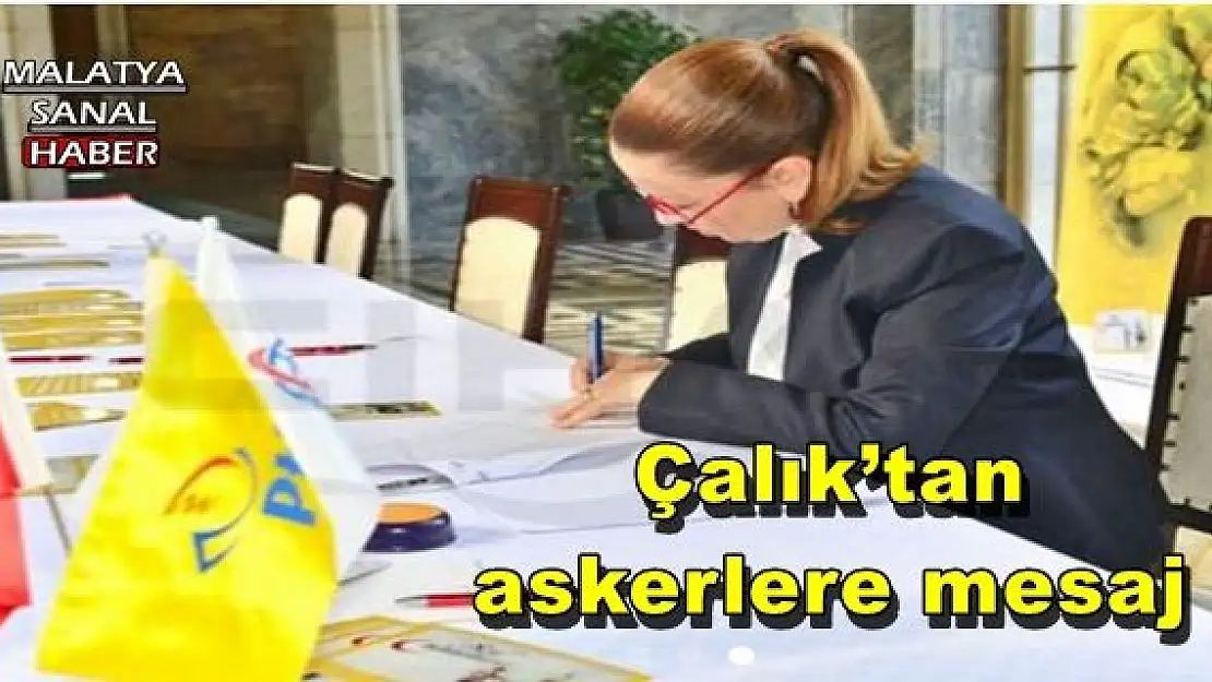 Öznur Çalık´tan askerlere mesaj