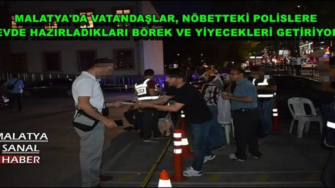 MALATYA'DA POLİS VATANDAŞ GÖSTERGESİ