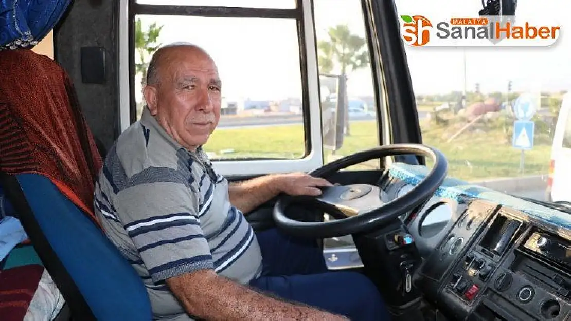 40 yıl direksiyon sallayarak ailesine baktı