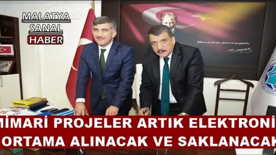 MİMARİ PROJELER ARTIK ELEKTRONİK ORTAMA ALINACAK VE SAKLANACAK