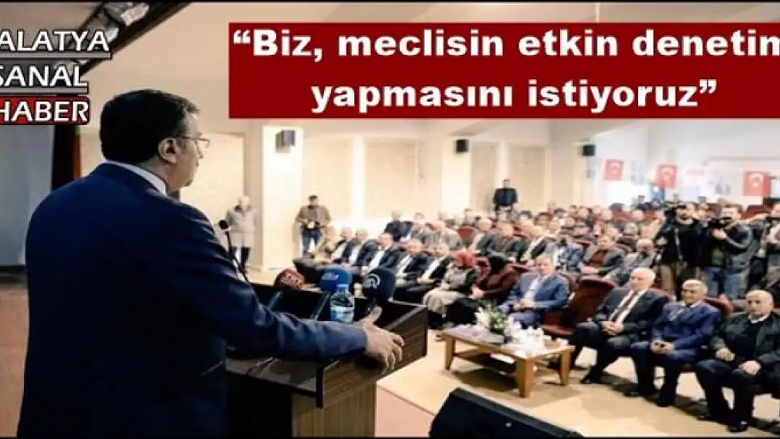 'Tüfenkci: Biz, meclisin etkin denetim yapmasını istiyoruz'' '''