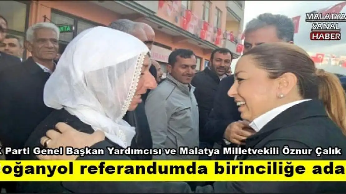 Doğanyol referandumda birinciliğe aday