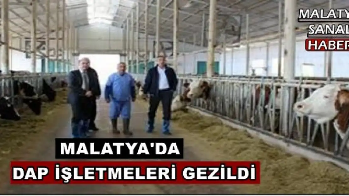 MALATYA'DA DAP İŞLETMELERİ GEZİLDİ