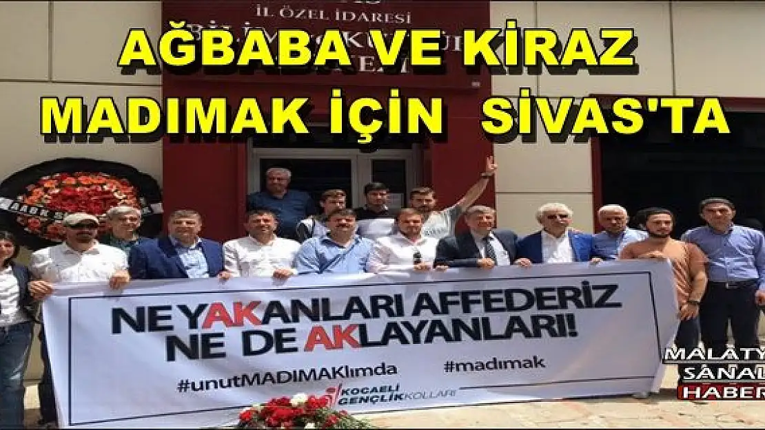 AĞBABA VE KİRAZ  MADIMAK İÇİN  SİVAS'TA