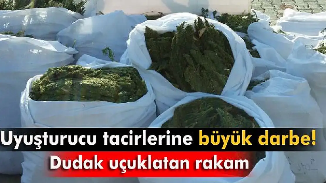 UYUŞTURUCU TACİRLERİNE BÜYÜK DARBE