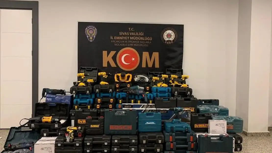 '575 parça kaçak malzeme ele geçirildi'