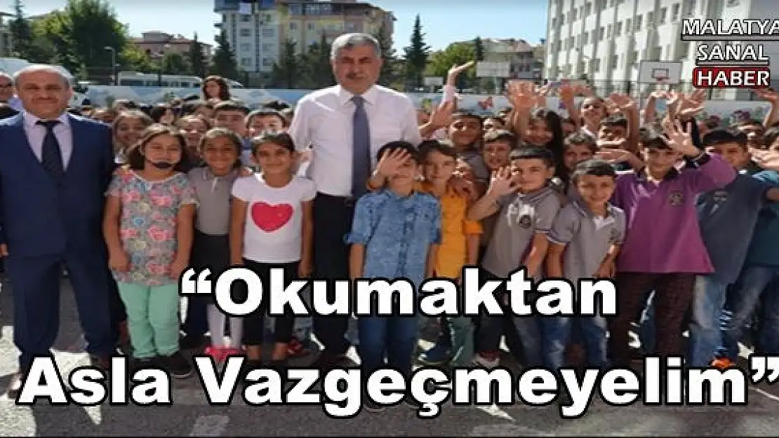 'Polat, Okumaktan Asla Vazgeçmeyelim'''''